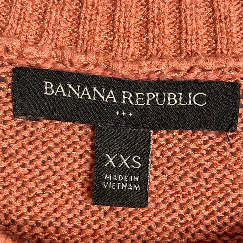 Banana Republic Factory Slouchy Sweater Womens XXS Pink‎ Amaretti Short Sleeve